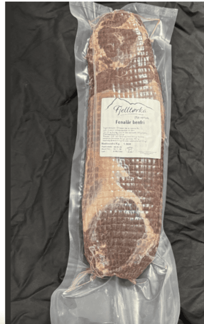 Hovedbilde Fjelltørka fenalår benfri, ca 2,1 kg- 2,2 kg
