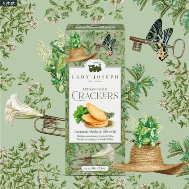 Hovedbilde Aromatic herbs crackers 100g, Lady Joseph