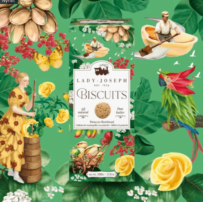 Hovedbilde Pistaccio Cookies 100g, Lady Joseph