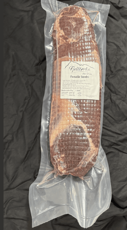 Fjelltørka fenalår benfri, ca 2,201 kg- 2,3 kg